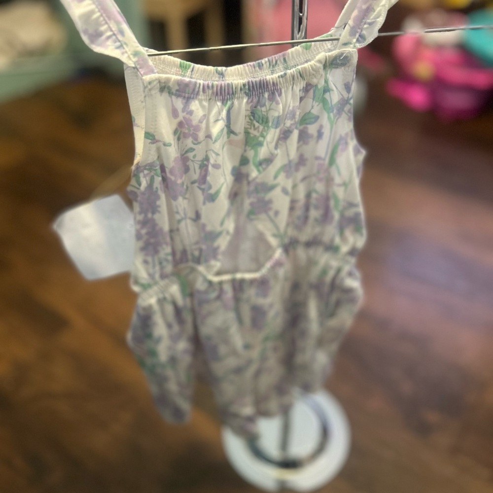 Floral Kids One Piece Romper